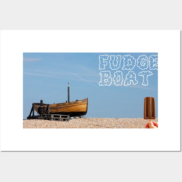 Fudge Boat Wall Art by fudgetimes